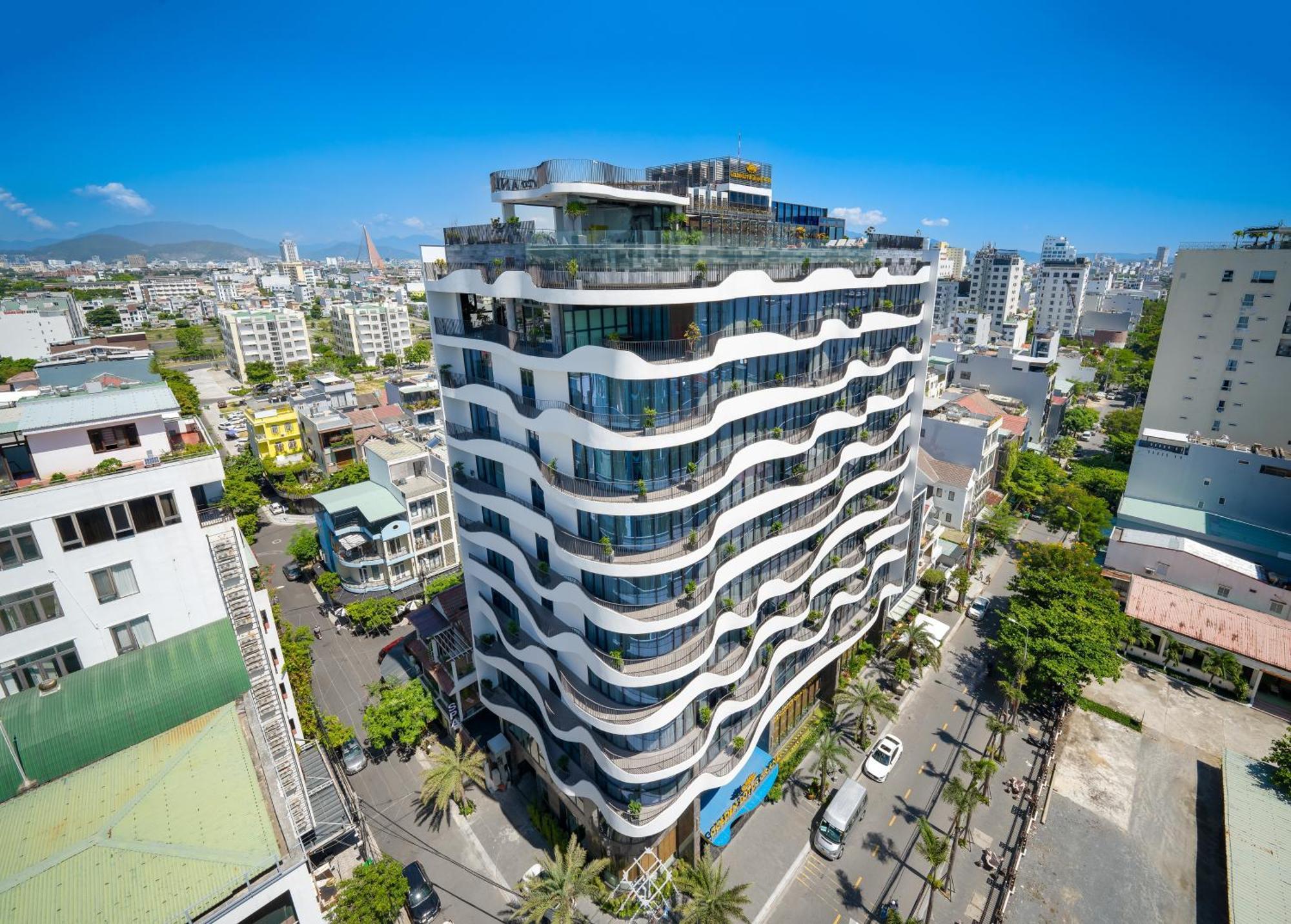 Hotel Golden Lotus Grand Đà Nẵng Exterior foto